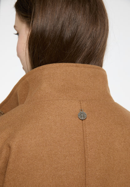 DreiMaster Vintage Damen Übergangsmantel aus Wollmischung