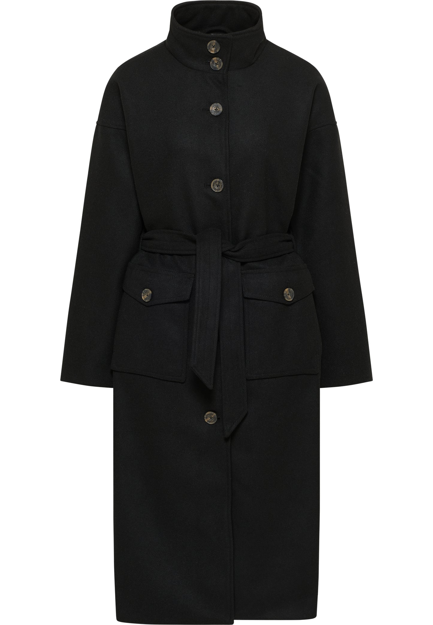 DreiMaster Vintage Damen Übergangsmantel aus Wollmischung