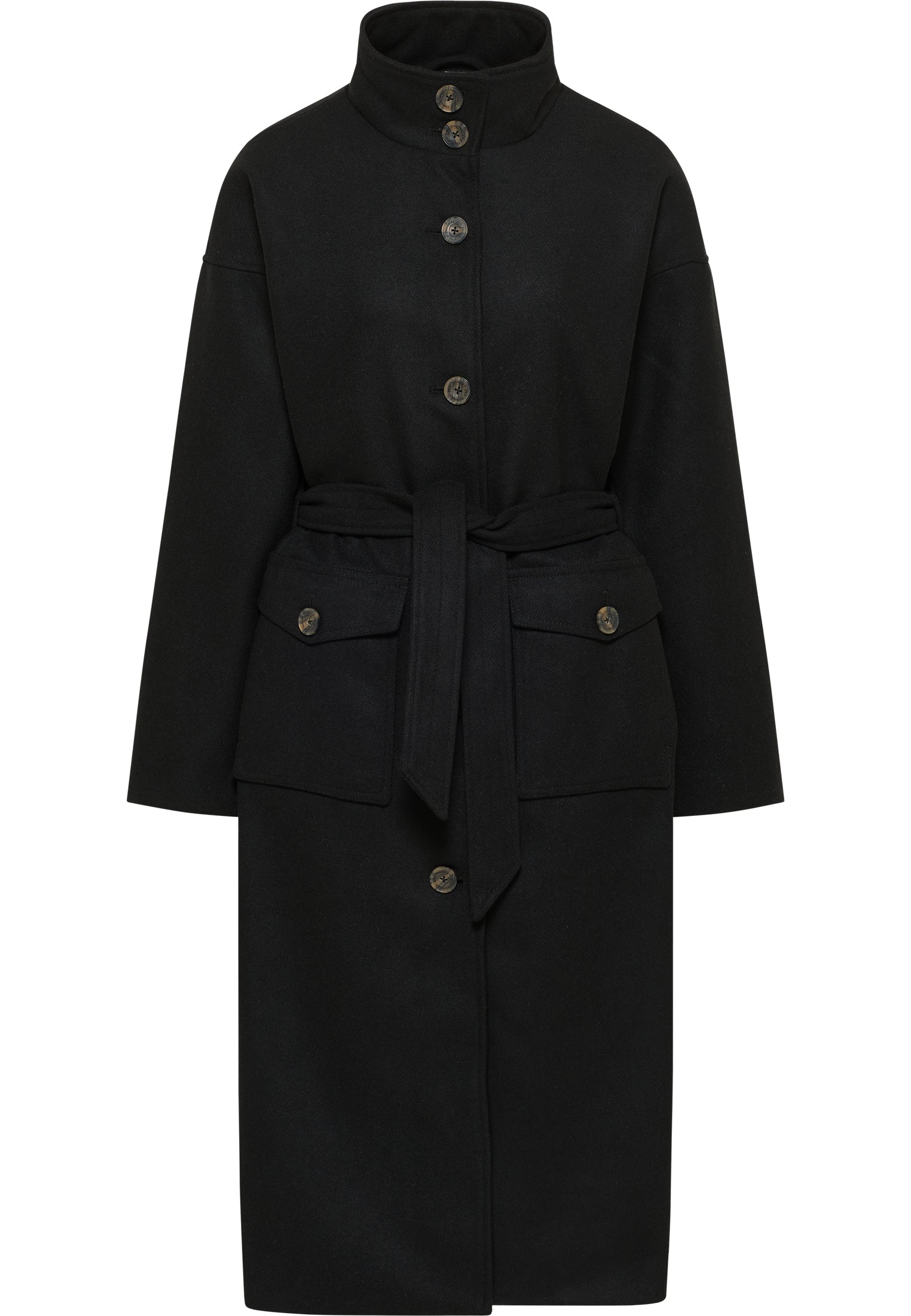 DreiMaster Vintage Damen Übergangsmantel aus Wollmischung