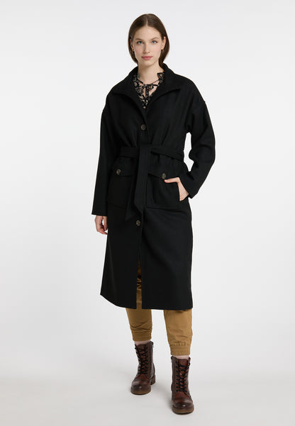 DreiMaster Vintage Women's Übergangsmantel aus Wollgemisch