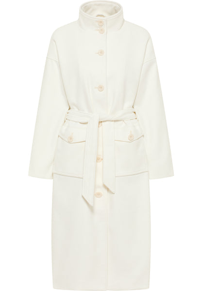 DreiMaster Vintage płaszcz przejściowy damski wykonany z mieszanki wełny