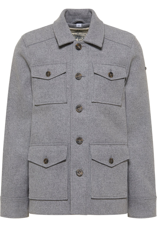 Übergangsjacke aus Wollgemisch