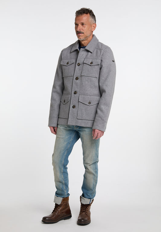 DreiMaster Vintage Men's wool-blend transitional jacket