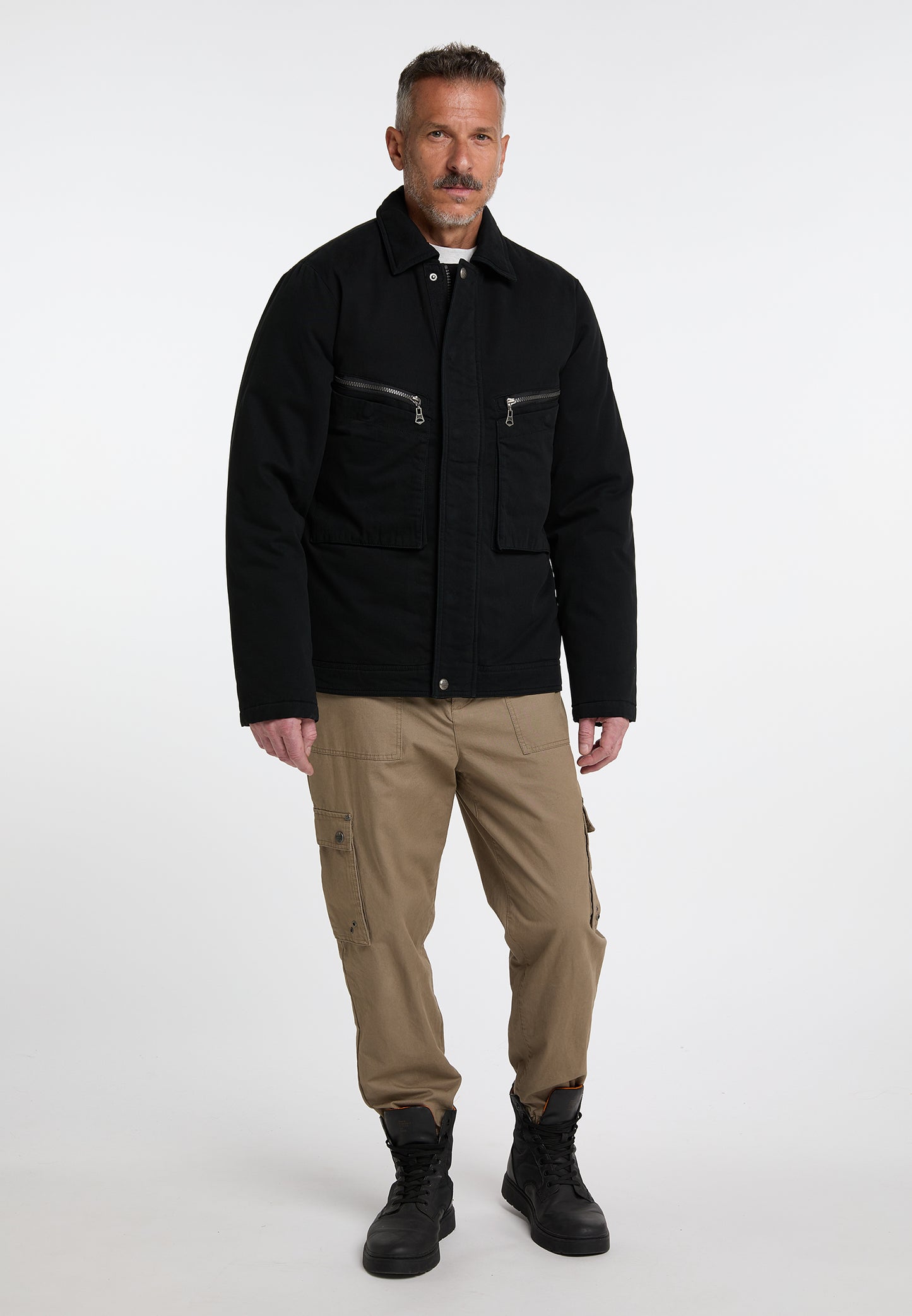 Winterjacke aus Baumwolle