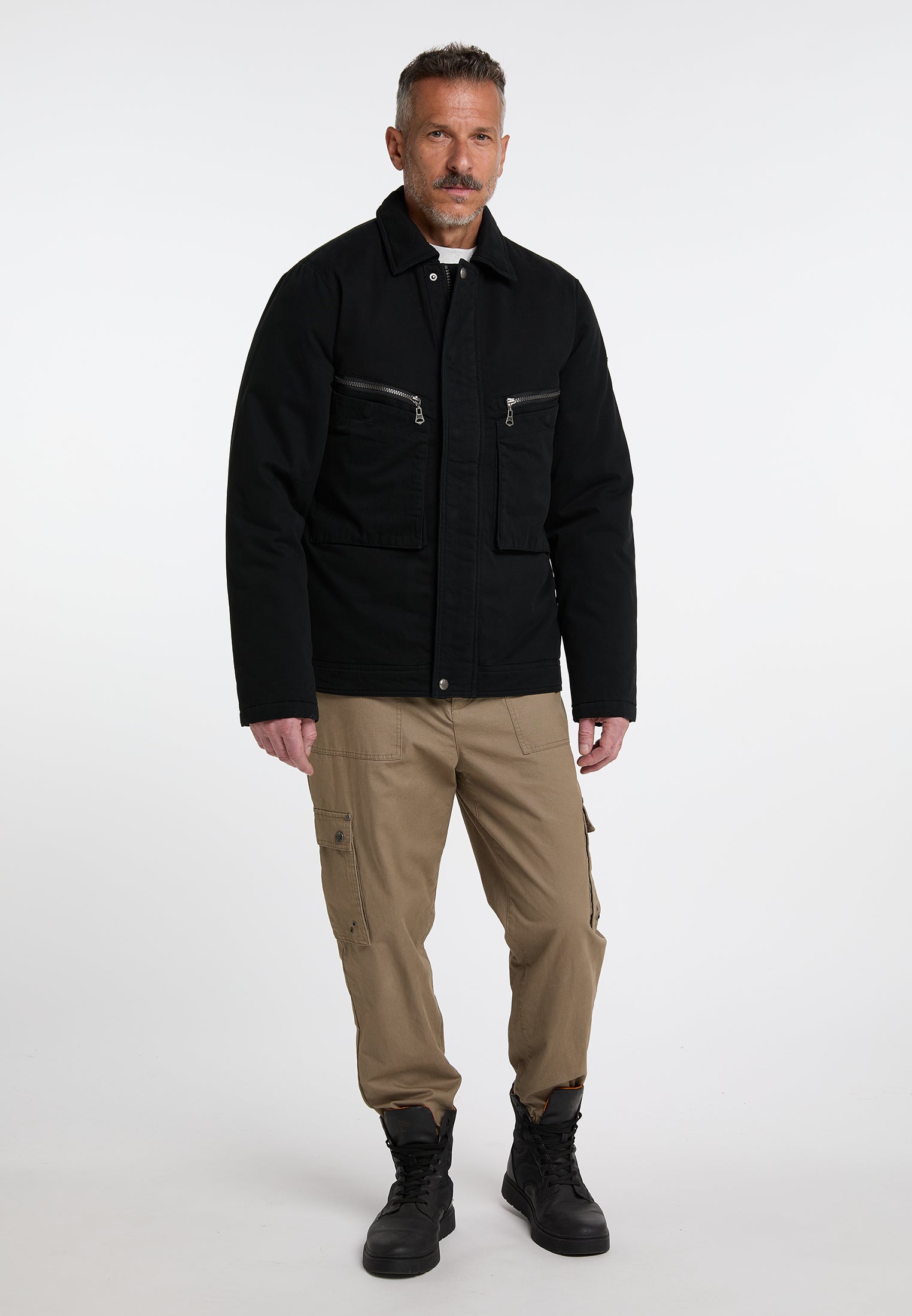 Winterjacke aus Baumwolle