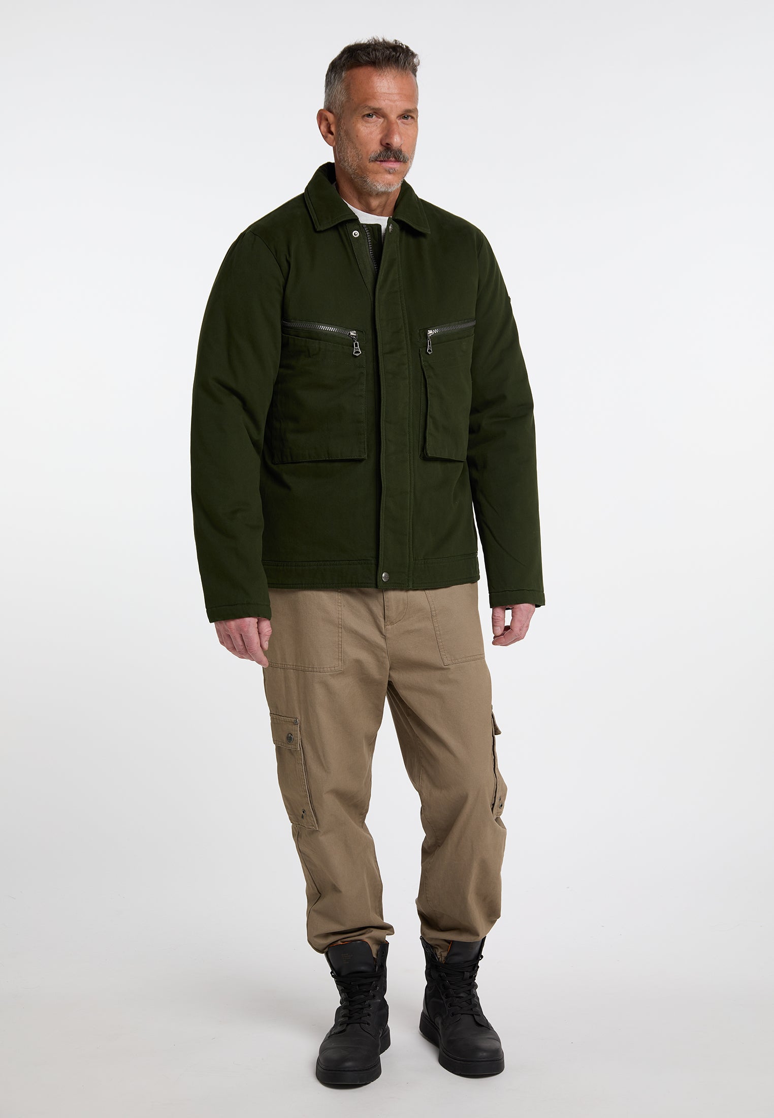 DreiMaster Vintage Men's Cotton Winter Jacket