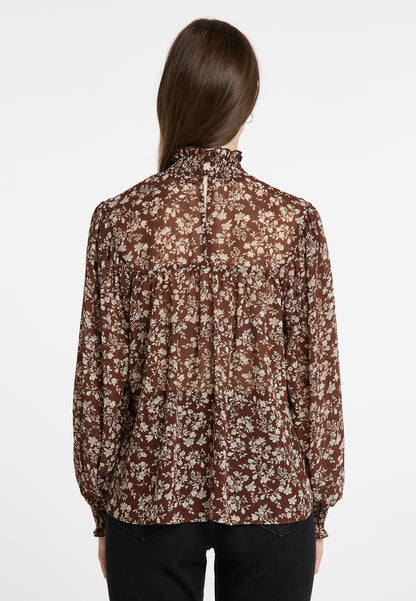 DreiMaster Vintage Women's Bluse mit Blütenprint