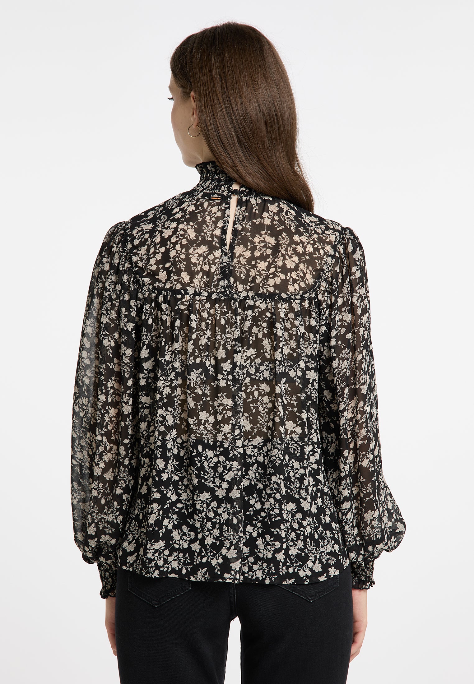DreiMaster Vintage Women's Bluse mit Blütenprint