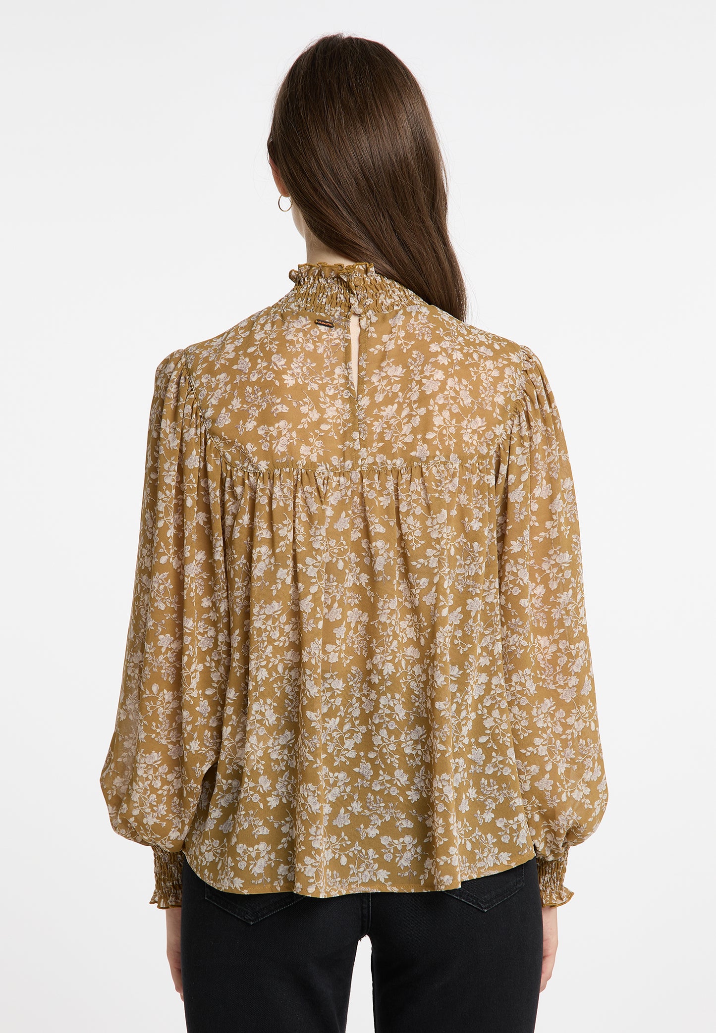 DreiMaster Vintage Women's Bluse mit Blütenprint