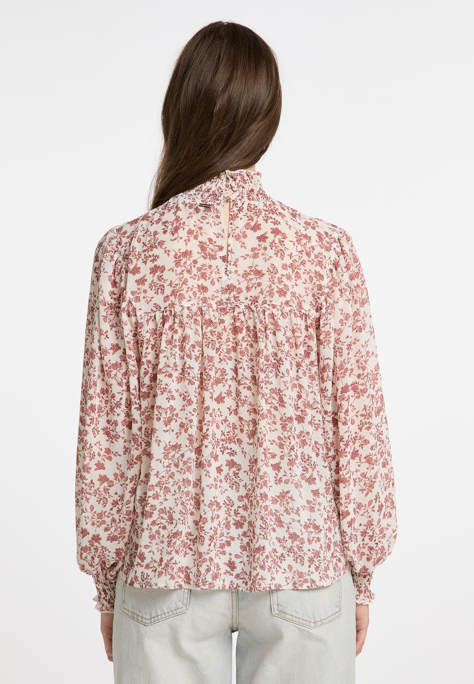 DreiMaster Vintage Women's Bluse mit Blütenprint