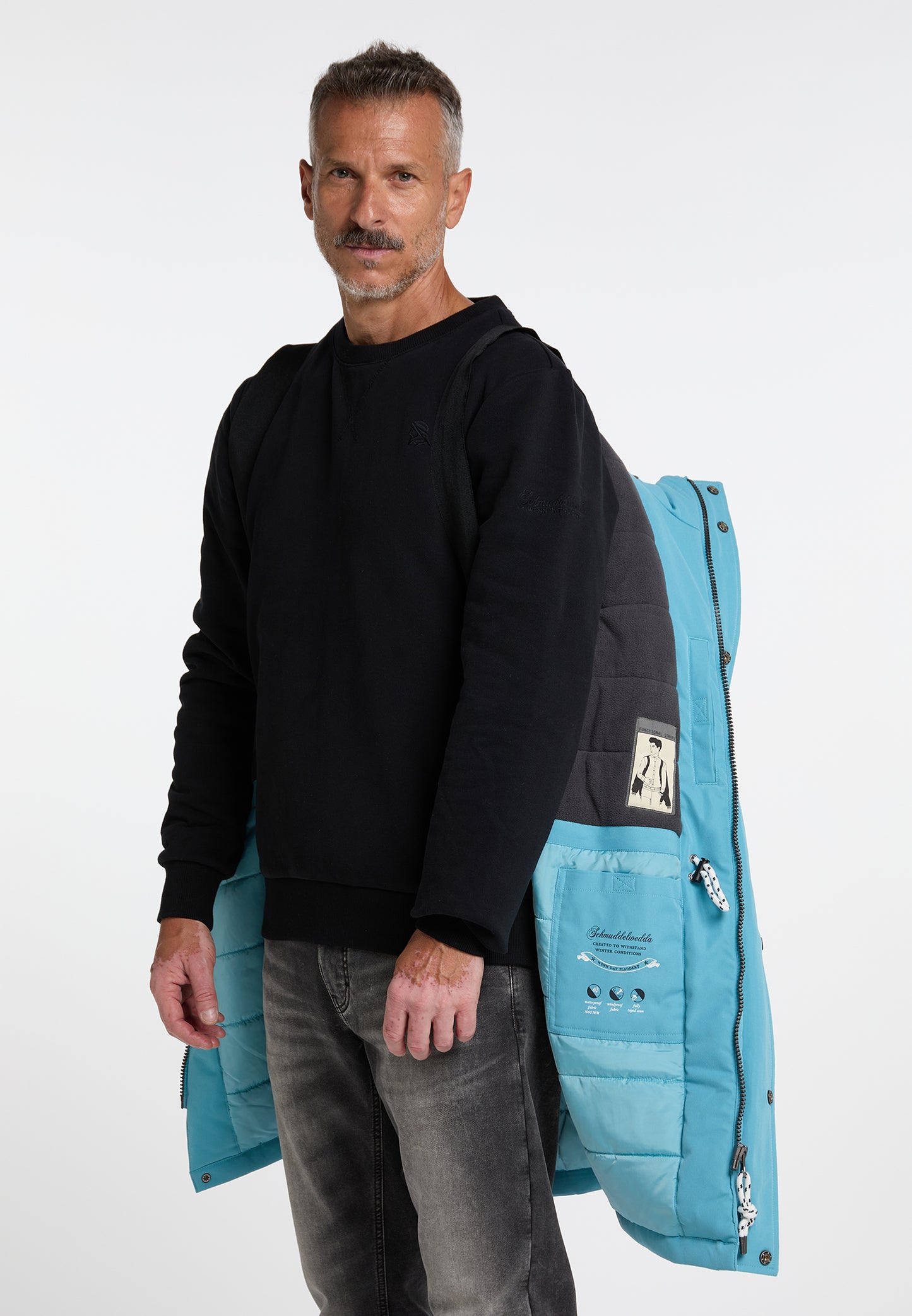 Schmuddelwedda parka zimowa męska