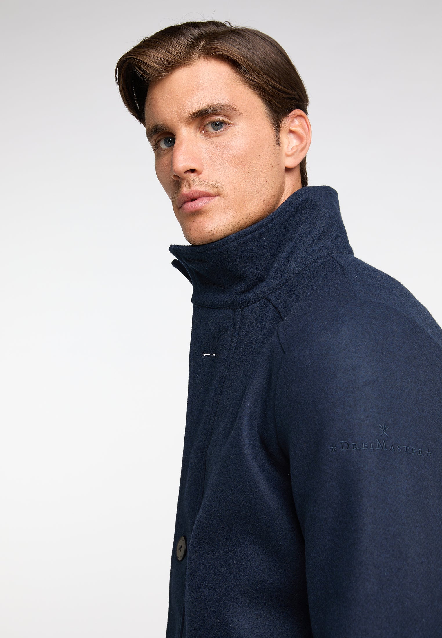 DreiMaster Klassik Men's Transitional Jacket Made From A Wool Blend - Schmuddelwedda Shop