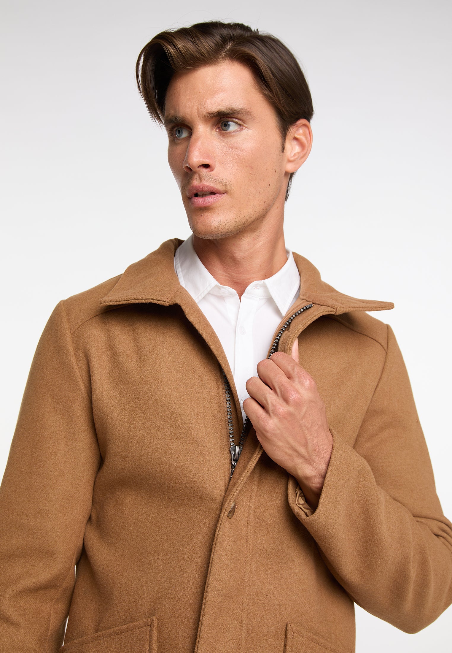 DreiMaster Klassik Men's Transitional Jacket Made From A Wool Blend - Schmuddelwedda Shop