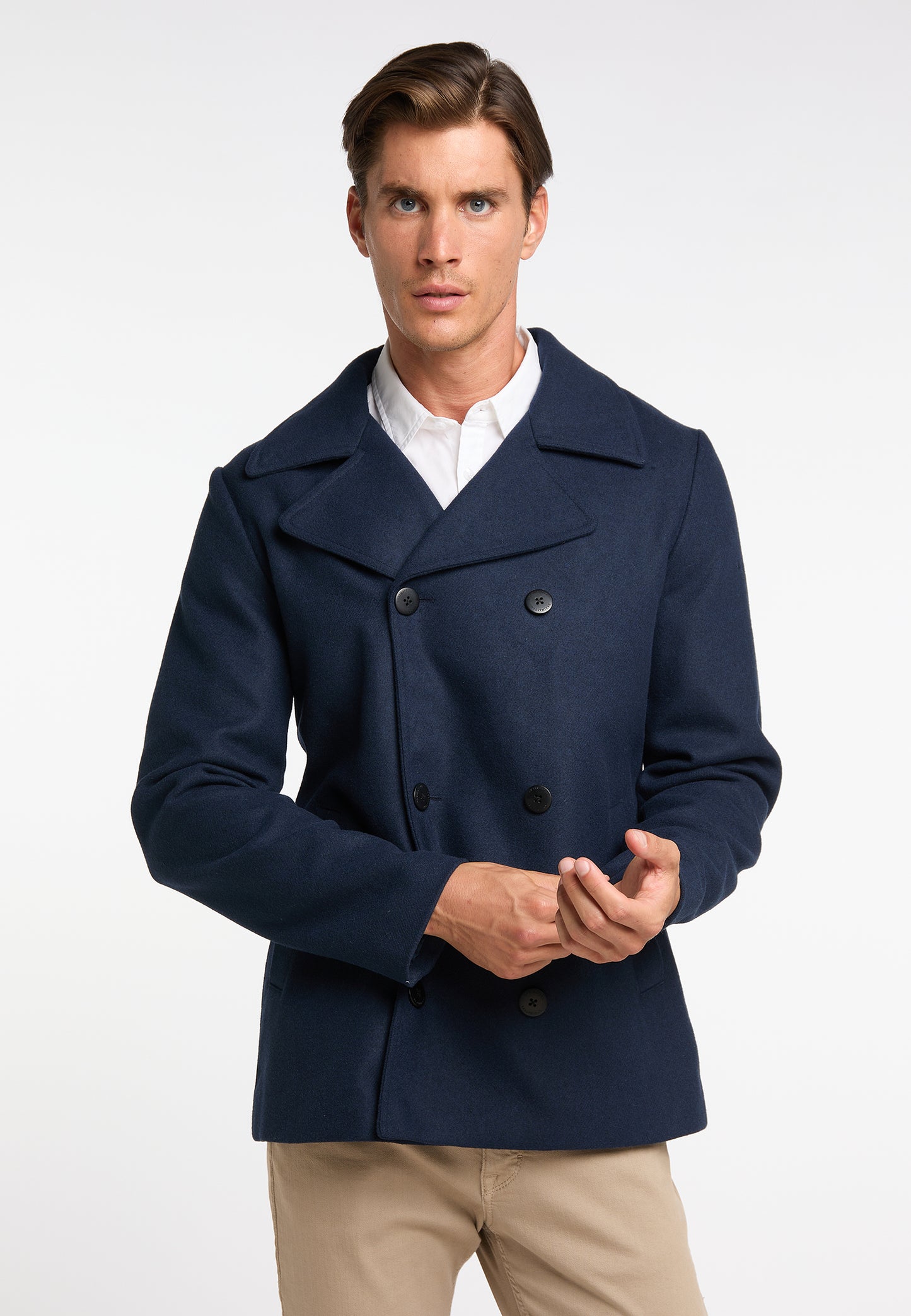 DreiMaster Klassik Men's Transitional Jacket Made From A Wool Blend - Schmuddelwedda Shop