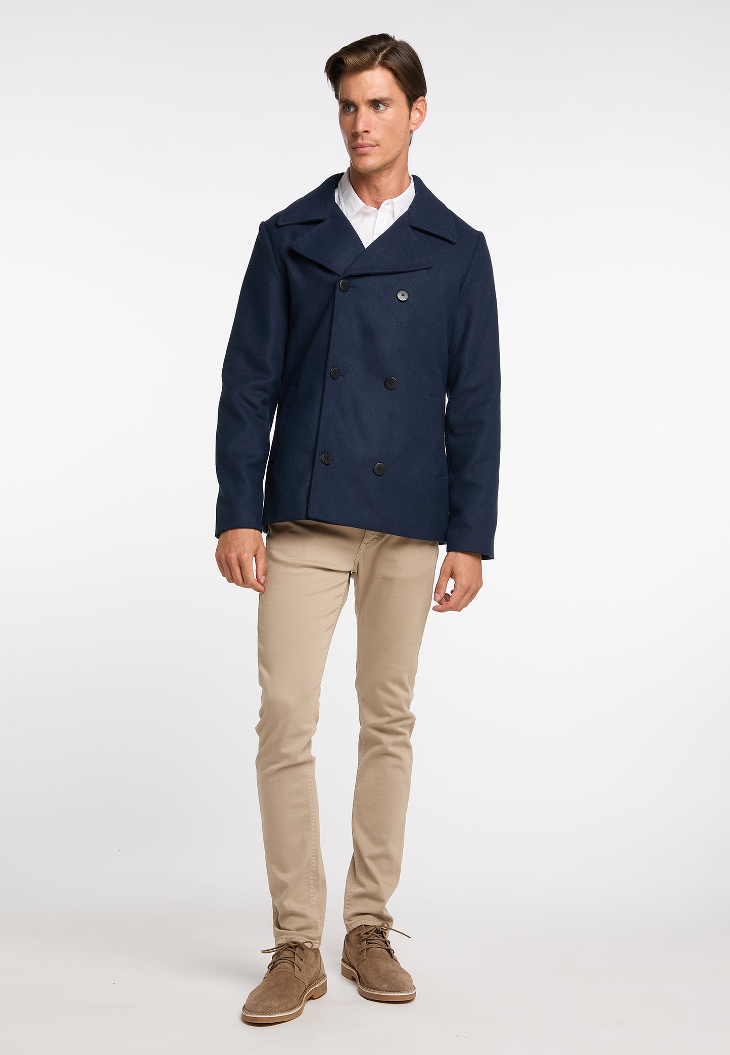 DreiMaster Klassik Men's Transitional Jacket Made From A Wool Blend - Schmuddelwedda Shop