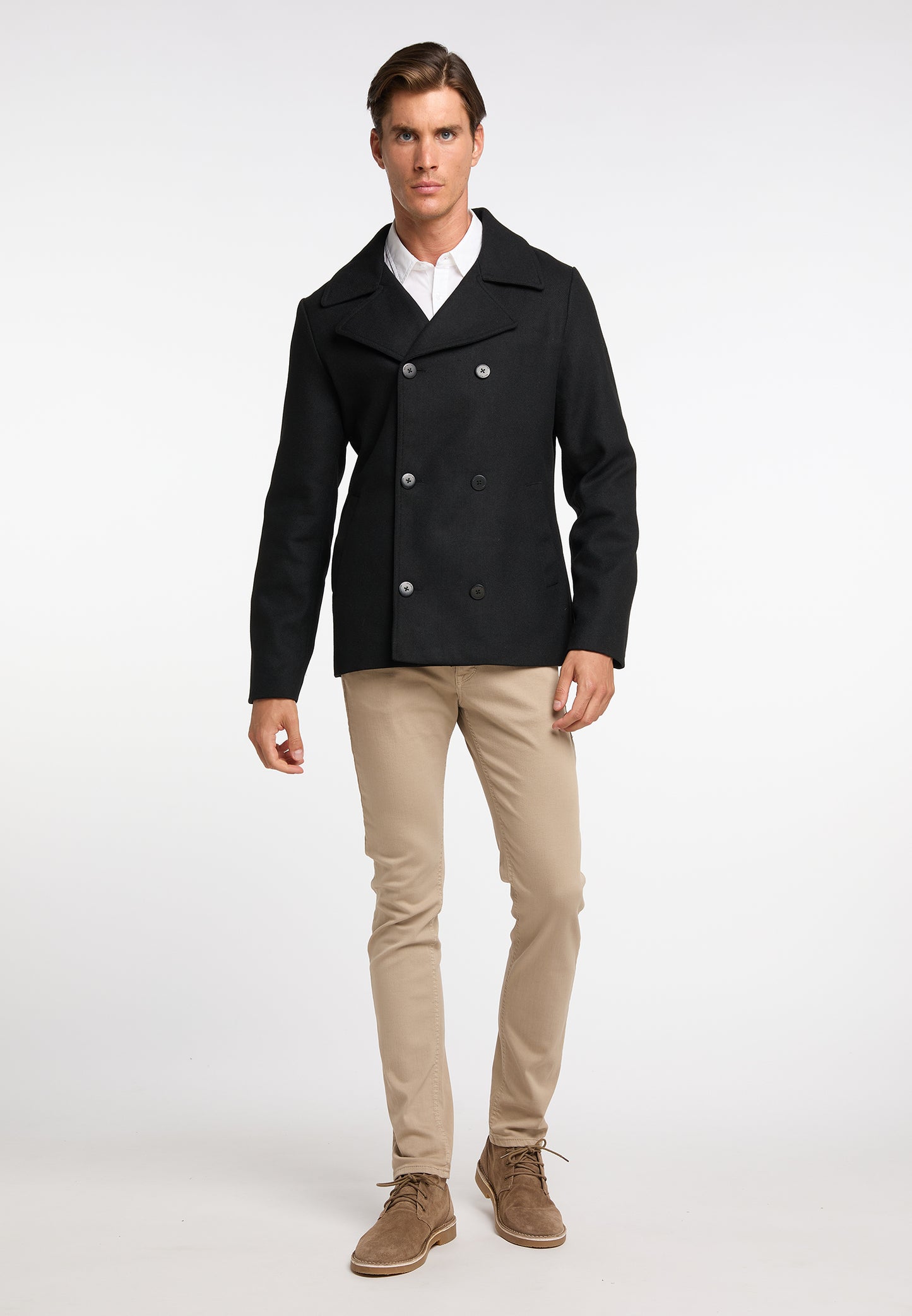 DreiMaster Klassik Men's Transitional Jacket Made From A Wool Blend - Schmuddelwedda Shop