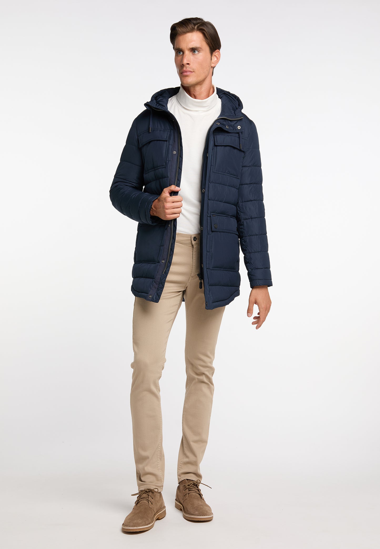 DreiMaster Klassik Men's Winter Jacket With Padding - Schmuddelwedda Shop