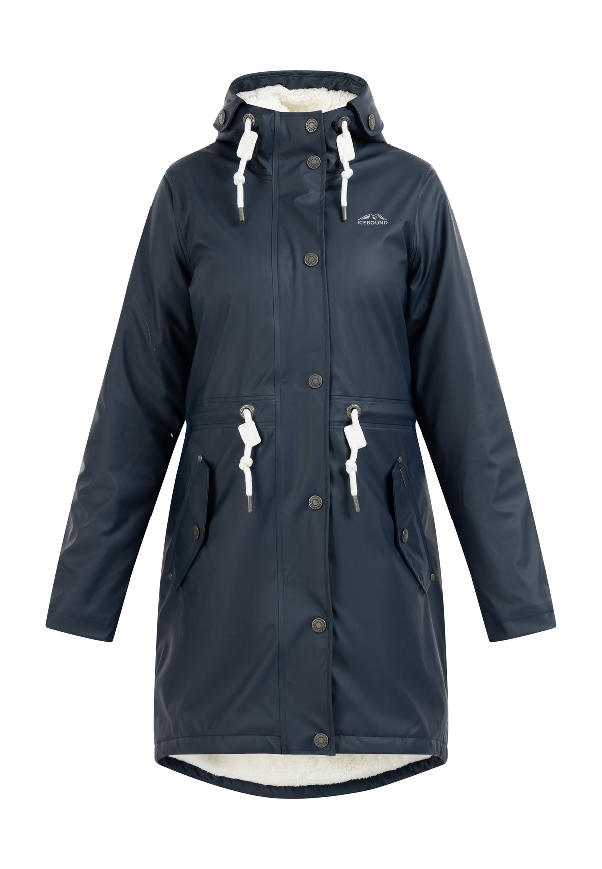 ICEBOUND Women's raincoat with teddy lining