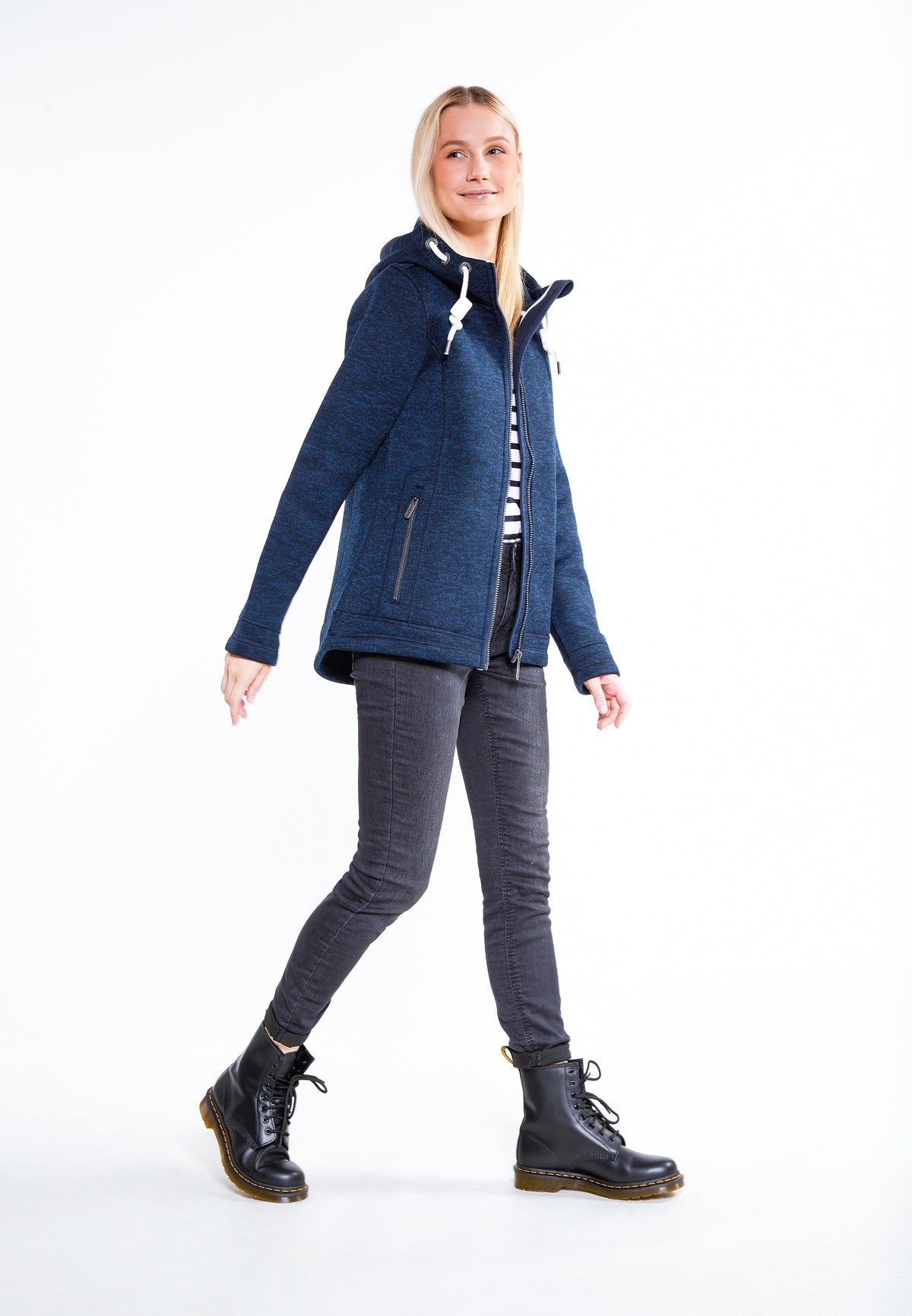 ICEBOUND Women's knitted fleece jacket