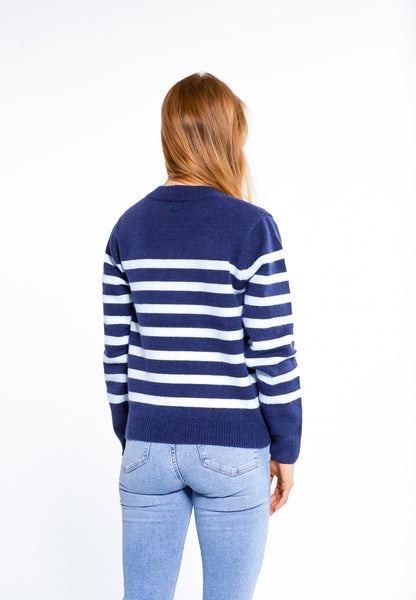 DreiMaster Maritim Women's Strickjacke mit Knöpfen