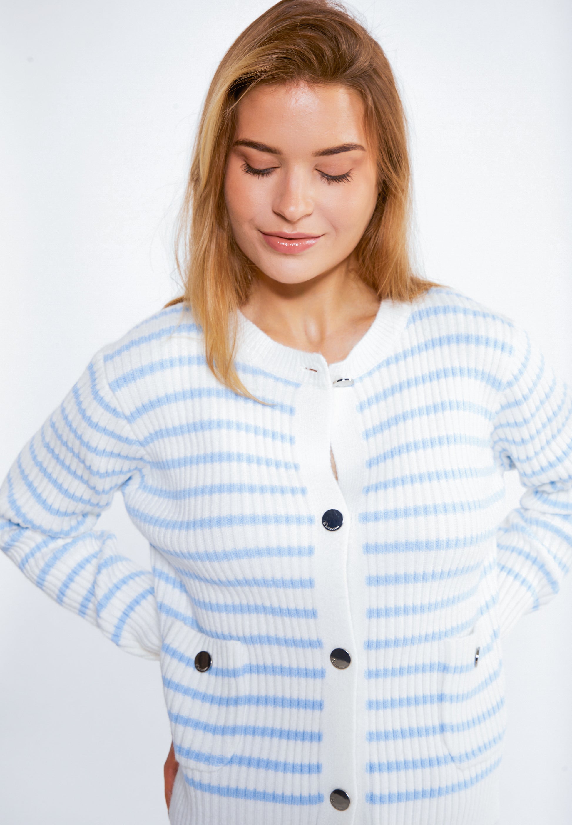 DreiMaster Maritim Damen Cardigan mit Knöpfen