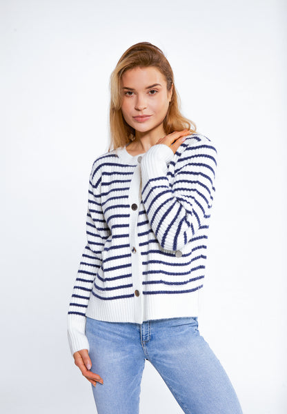 DreiMaster Maritim Damen Cardigan mit Knöpfen
