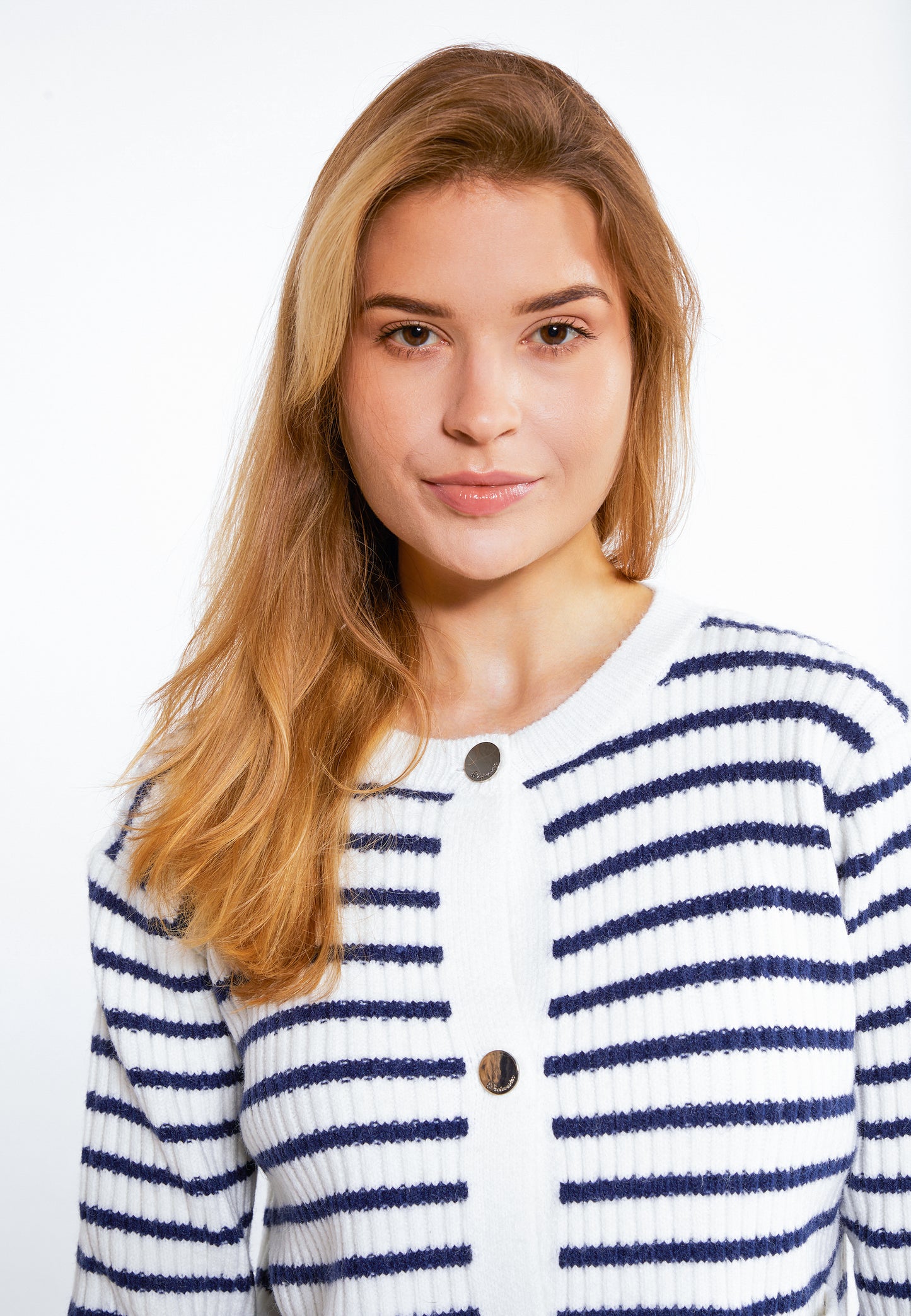 DreiMaster Maritim Damen Cardigan mit Knöpfen