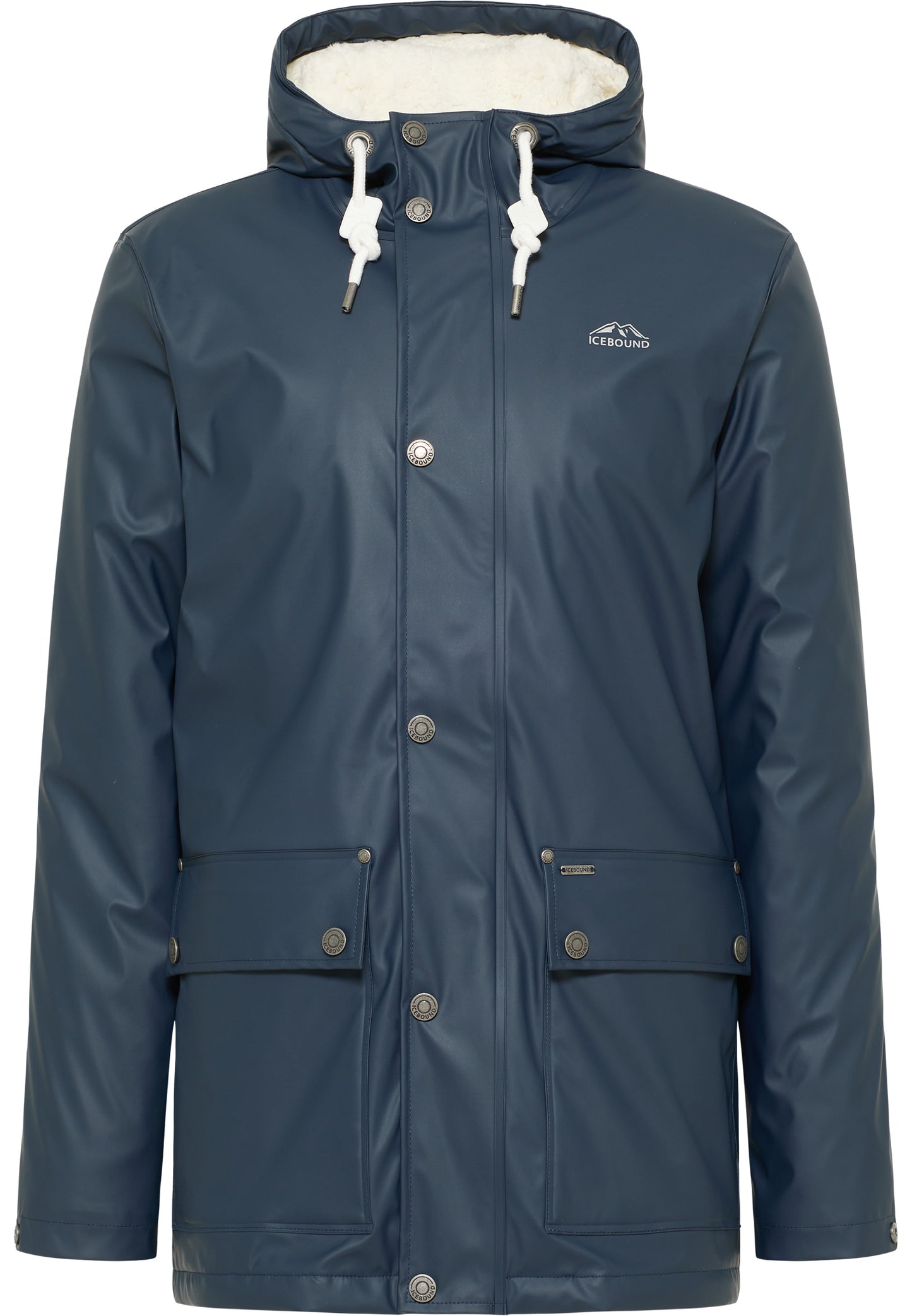ICEBOUND Men's rain jacket with teddy lining
