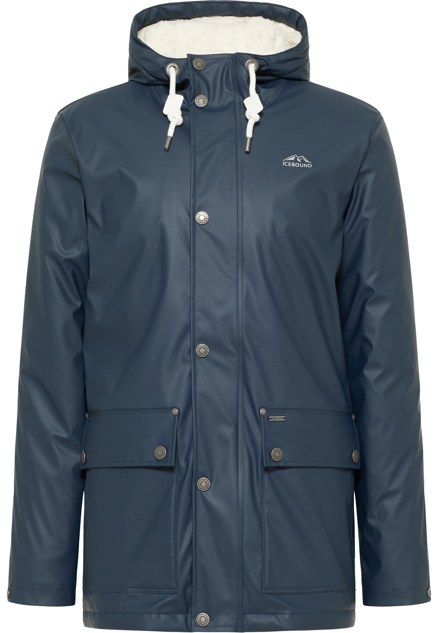 ICEBOUND Men's rain jacket with teddy lining