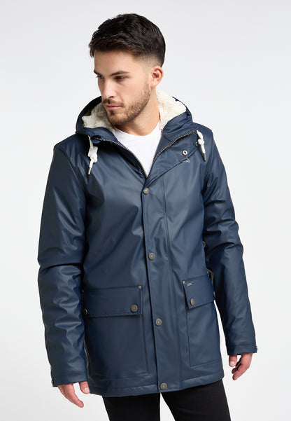 ICEBOUND Men's rain jacket with teddy lining