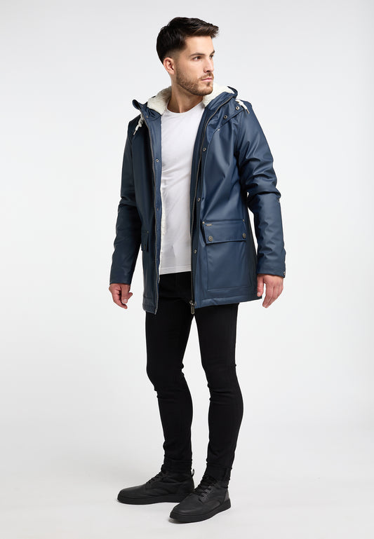 ICEBOUND Men's rain jacket with teddy lining