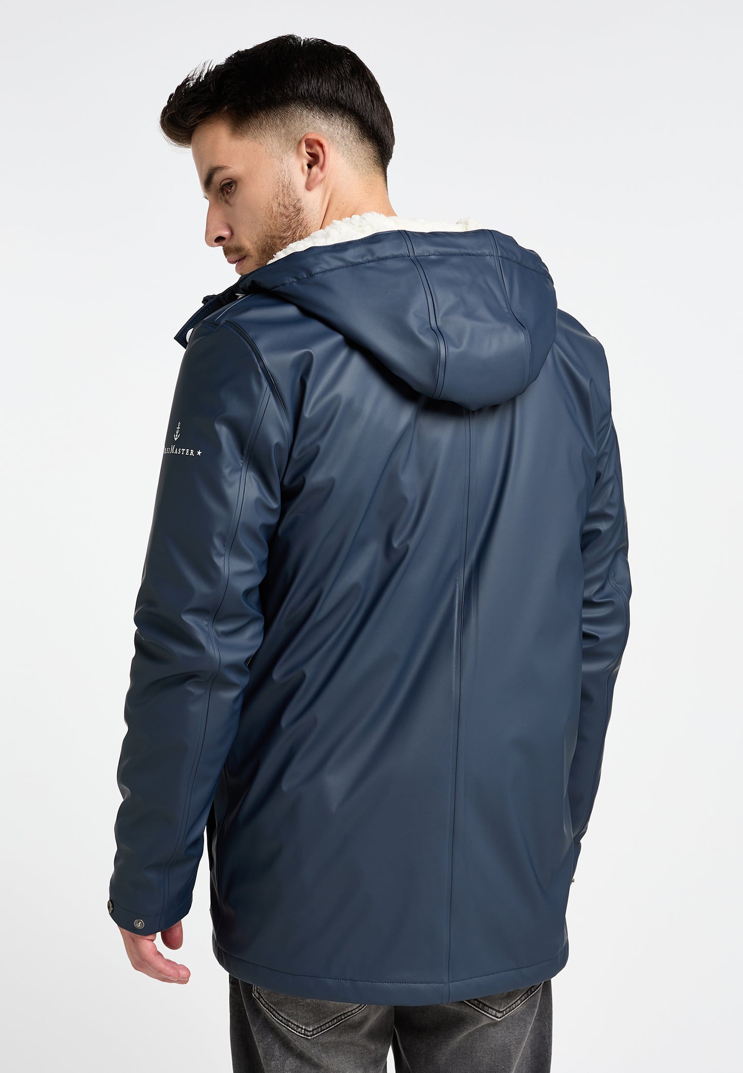 DreiMaster Maritim Men's Regenjacke mit Teddyfutter