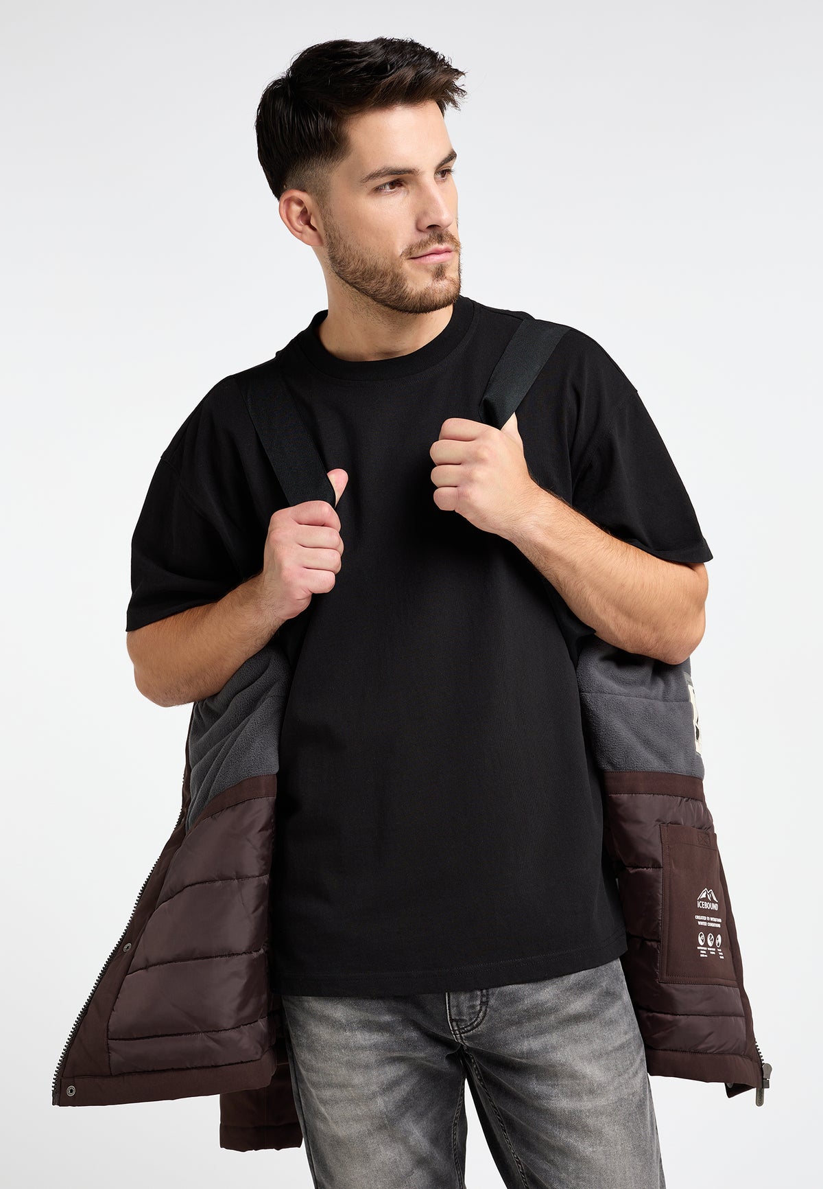 ICEBOUND Men's padded winter jacket