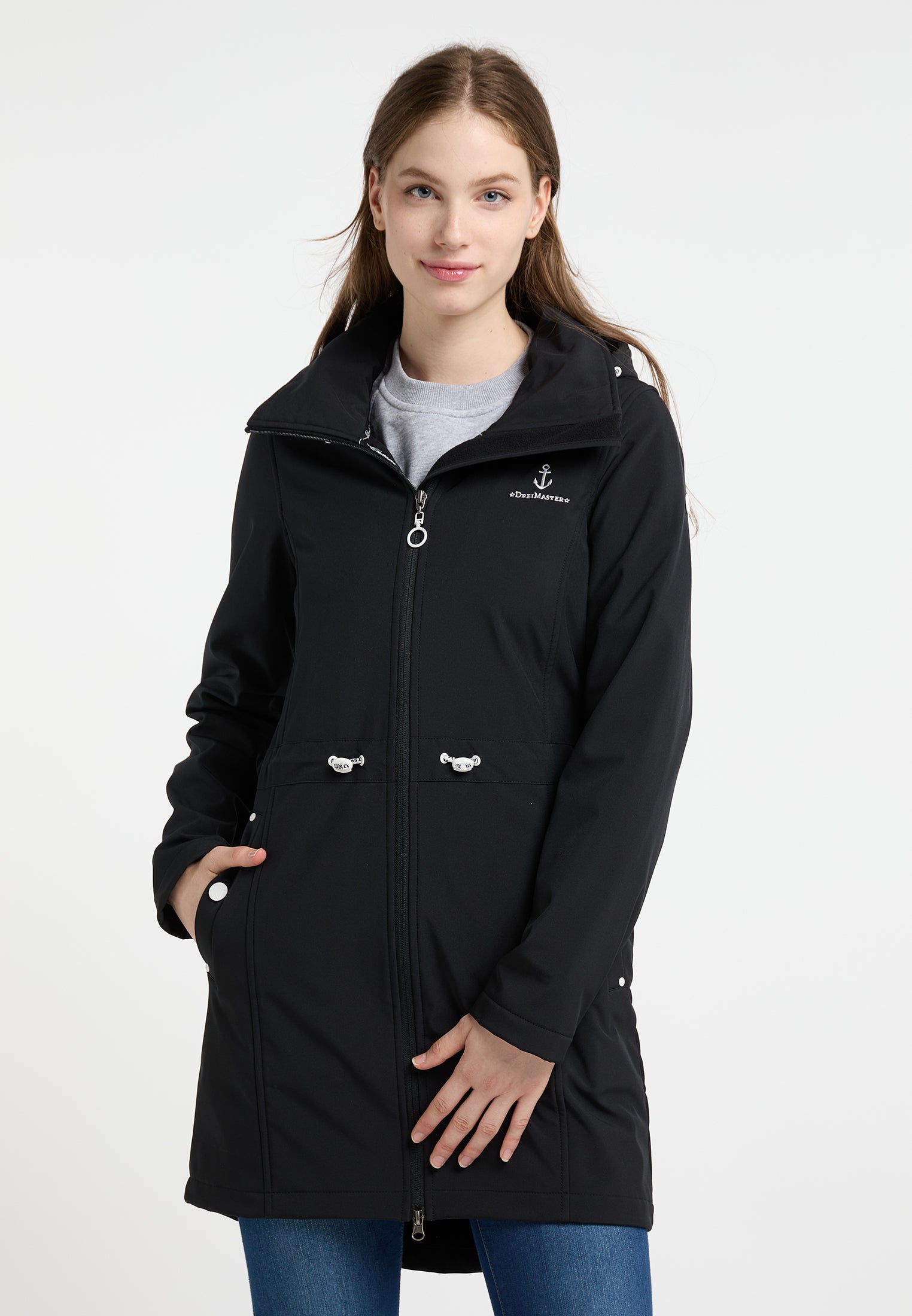 DreiMaster Maritim płaszcz softshell damski