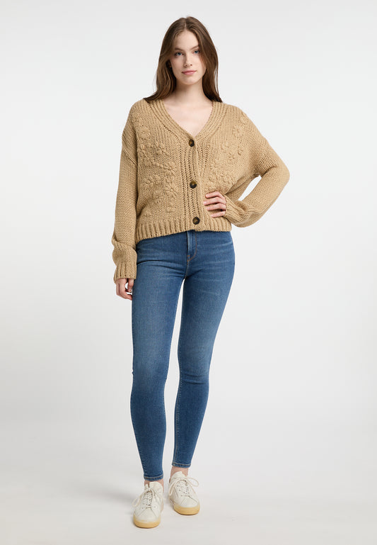 DreiMaster Vintage Damen Cardigan mit Knöpfen