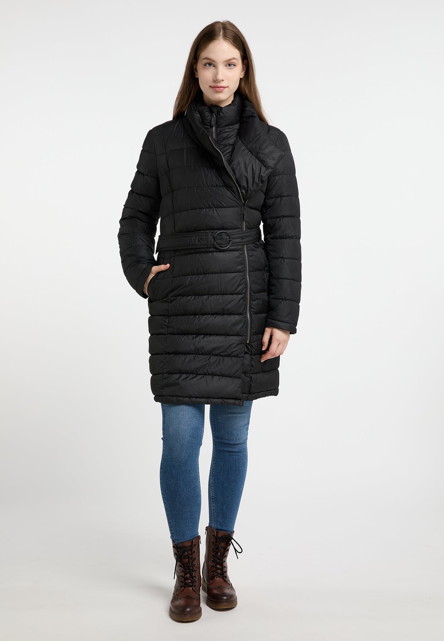 Wintermantel mit Wattierung