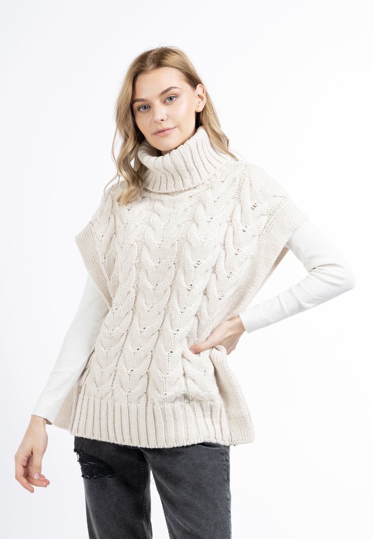 DreiMaster Vintage Damen-Strickweste