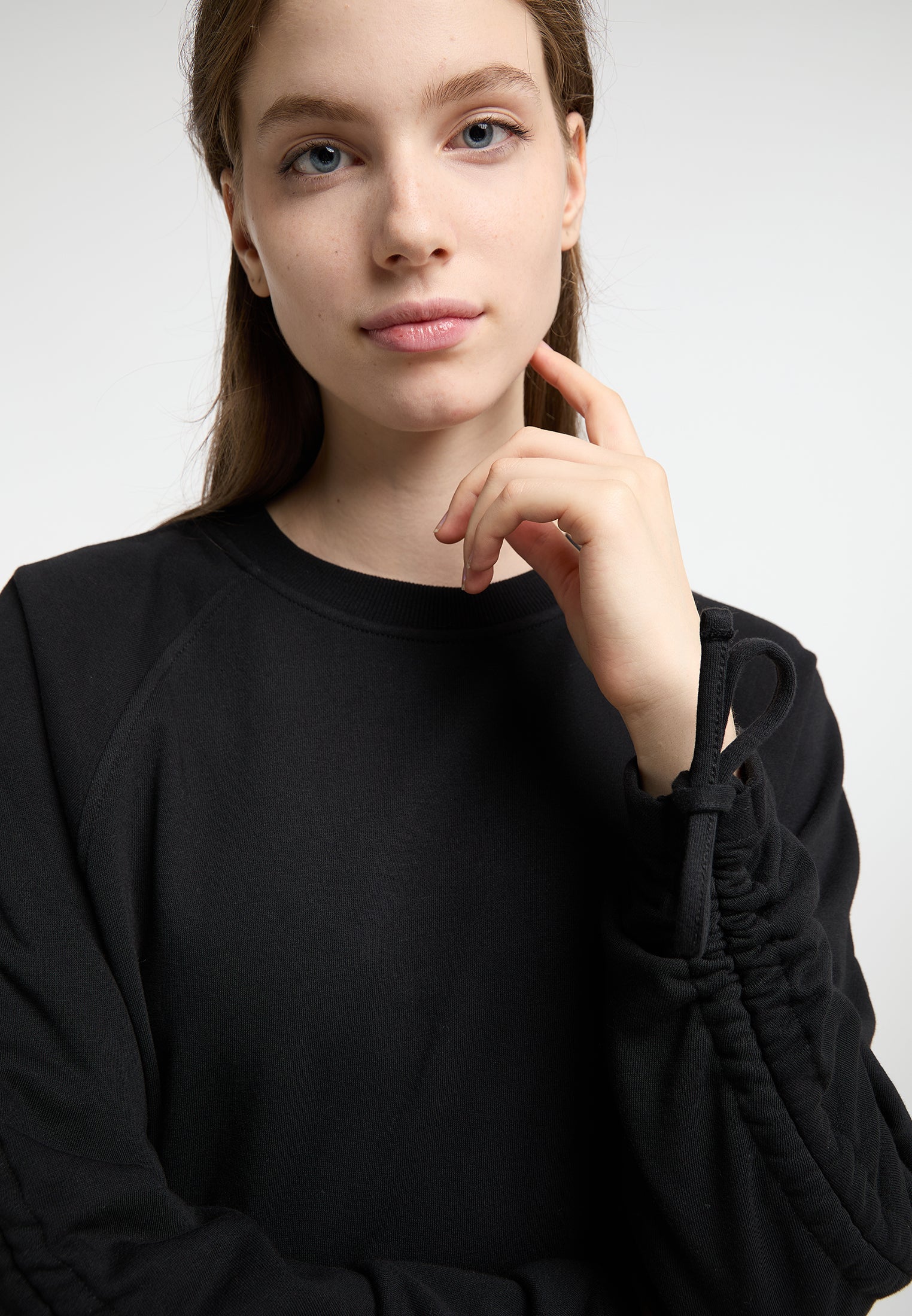 Dreimaster Maritim Damen-Sweatshirt mit Rundhalsausschnitt