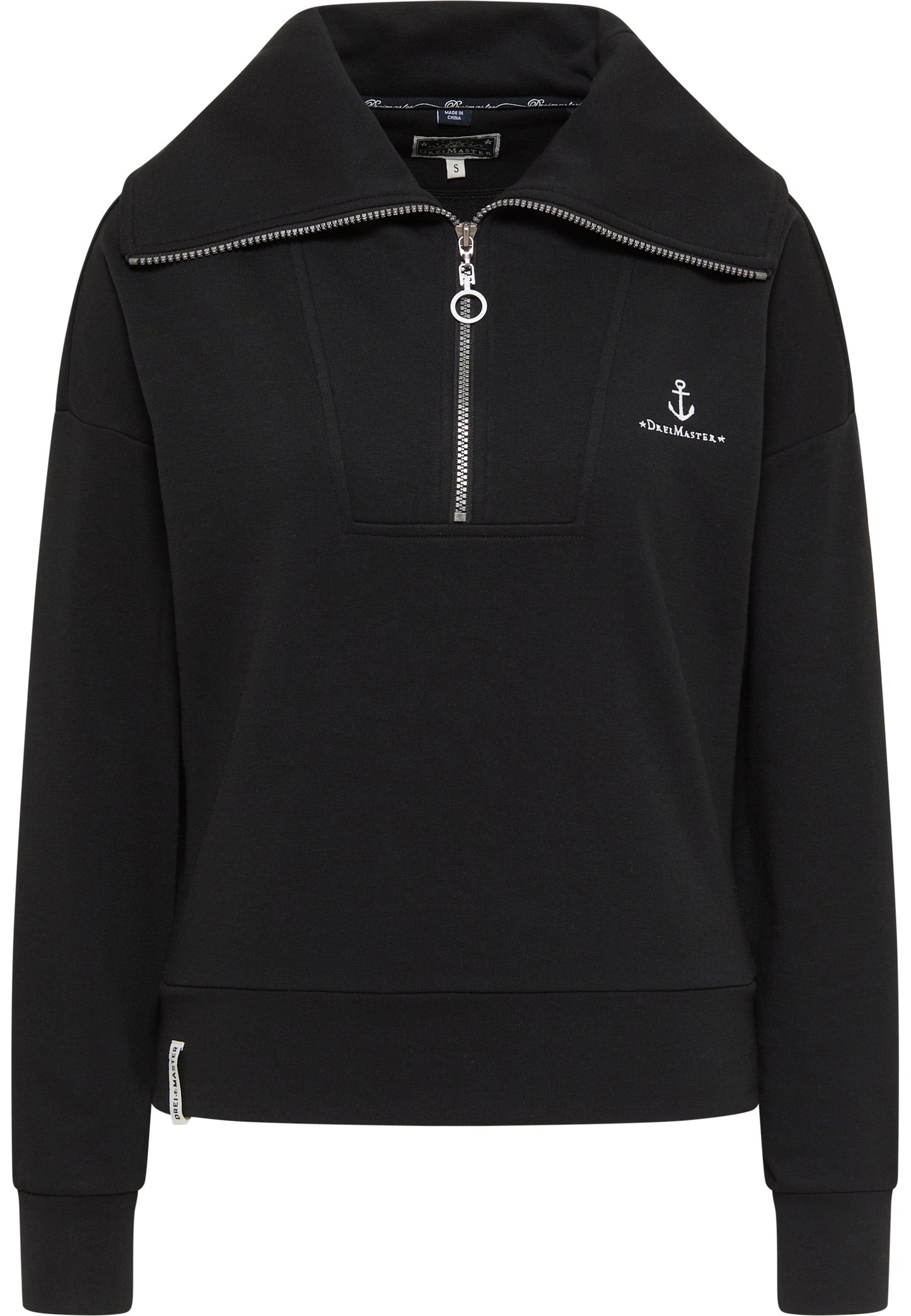 Dreimaster Maritim Damen-Oversize-Sweatshirt