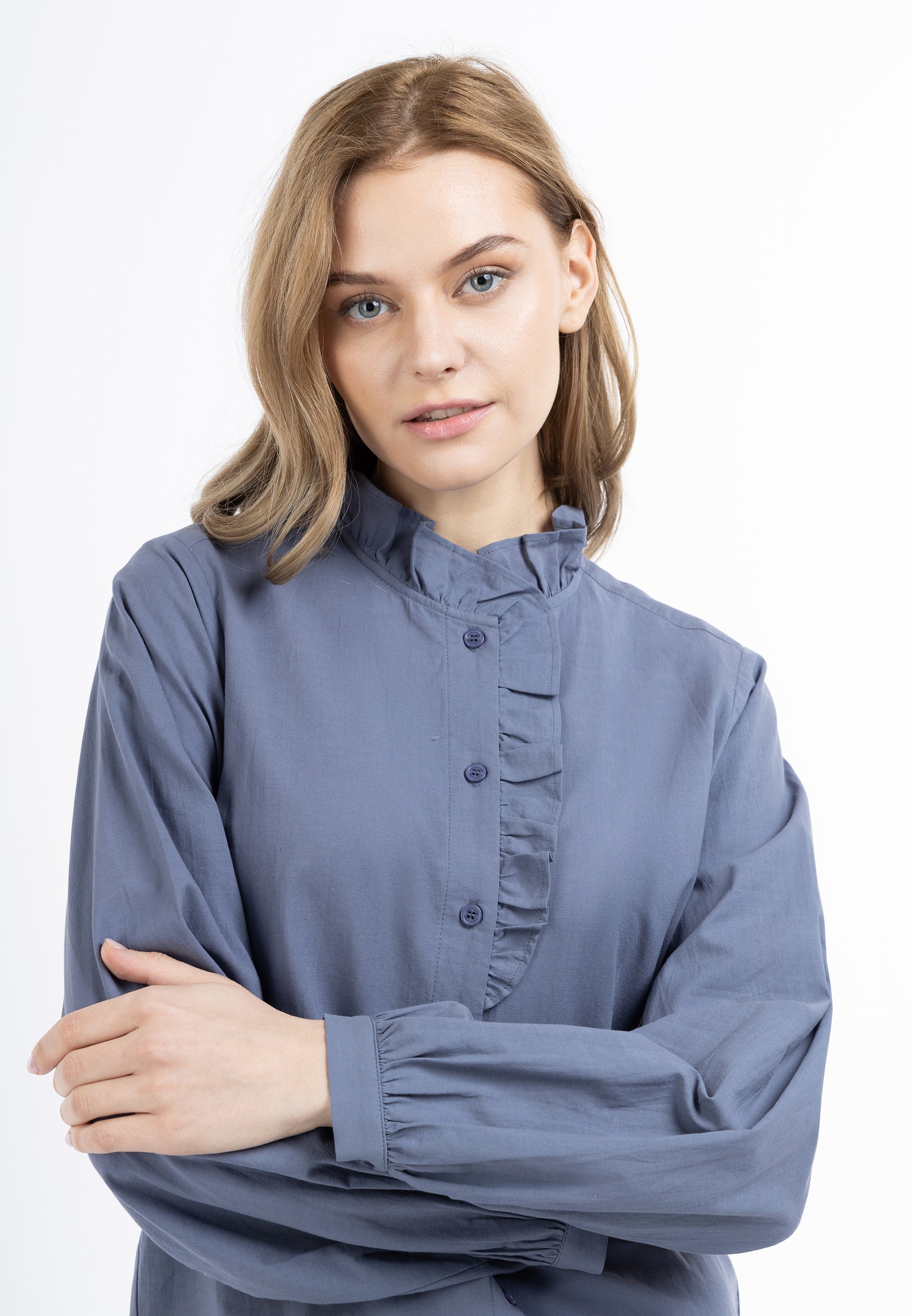 Dreimaster Vintage Women's Long Sleeve Blouse