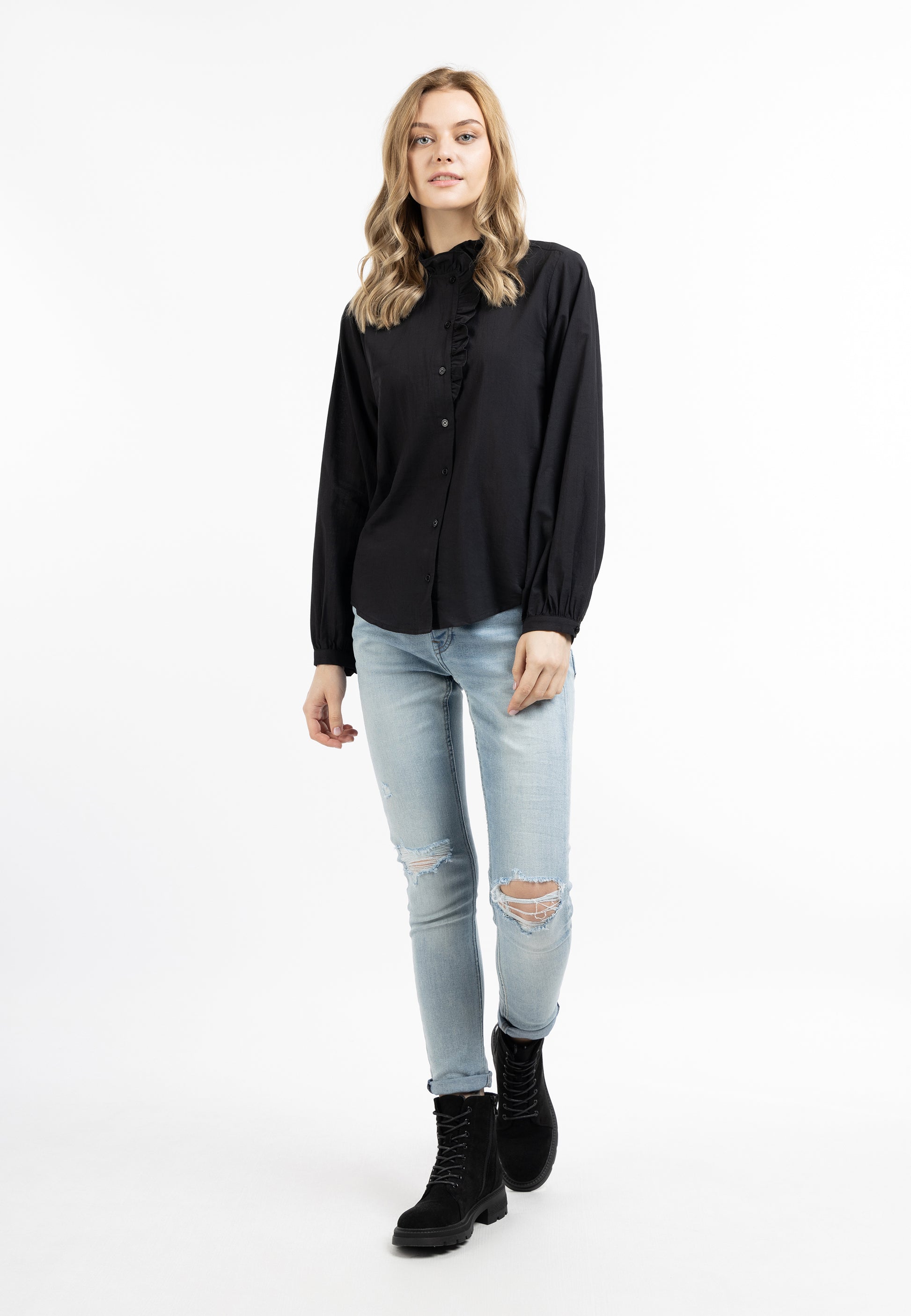 DreiMaster Vintage Women's Long Sleeve Blouse