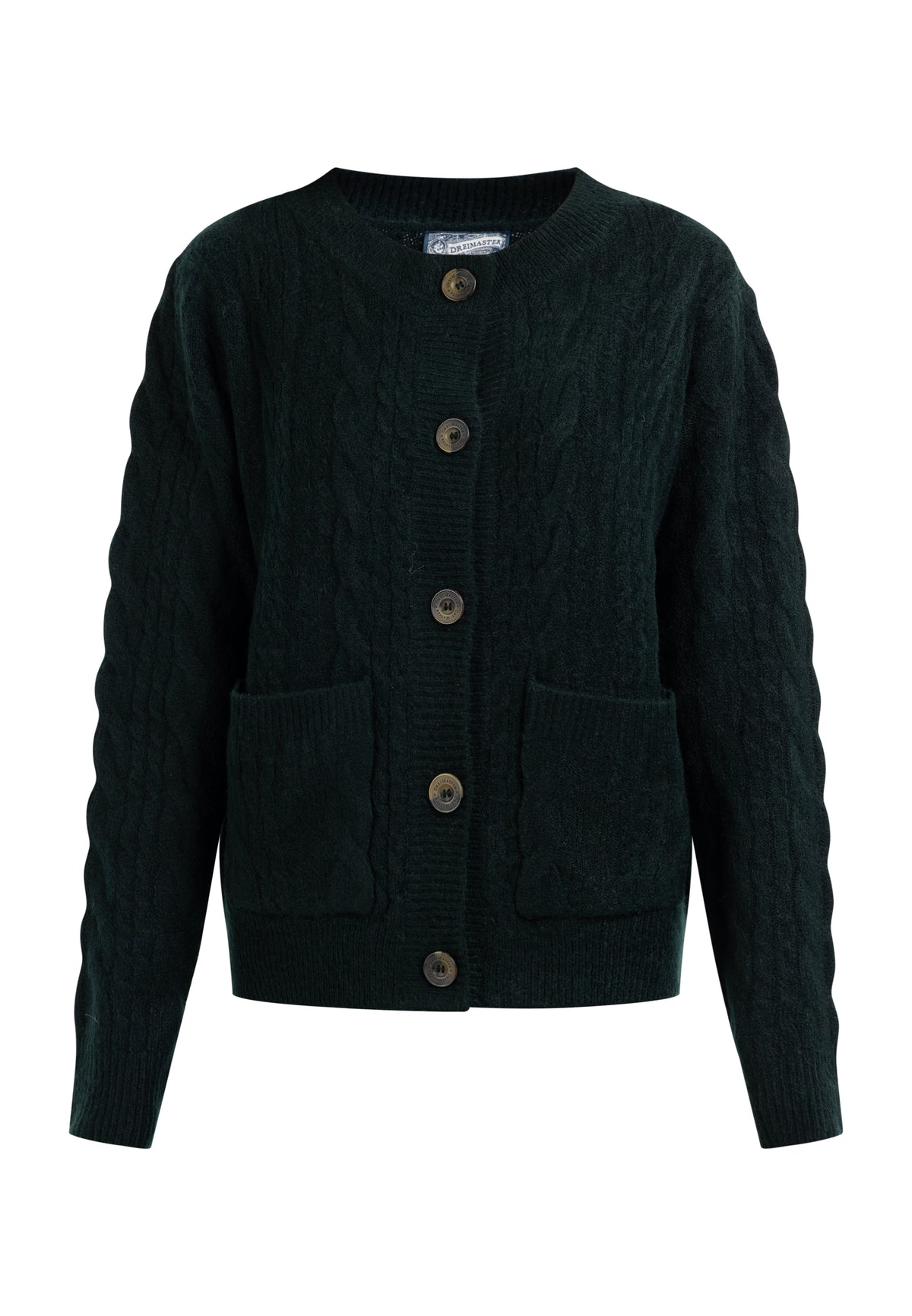 DreiMaster Vintage Strickjacke mit Knöpfen