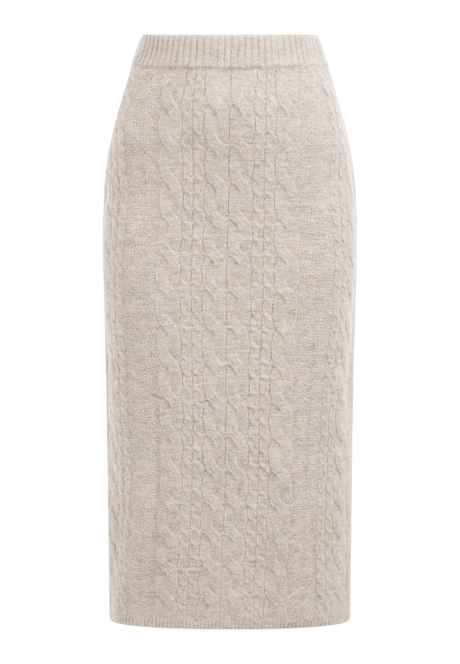 DreiMaster Vintage damska dzianinowa spódnica midi
