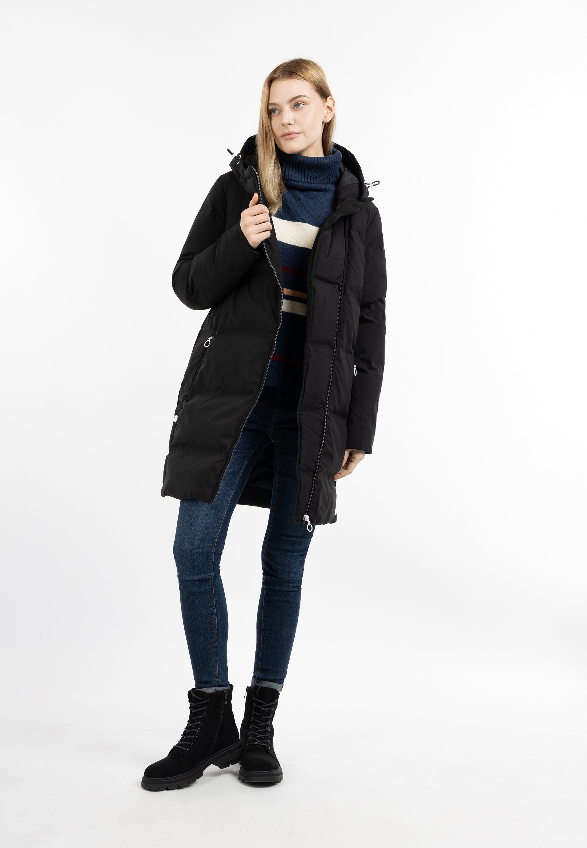 DreiMaster Maritim Damen Winterjacke mit Polsterung