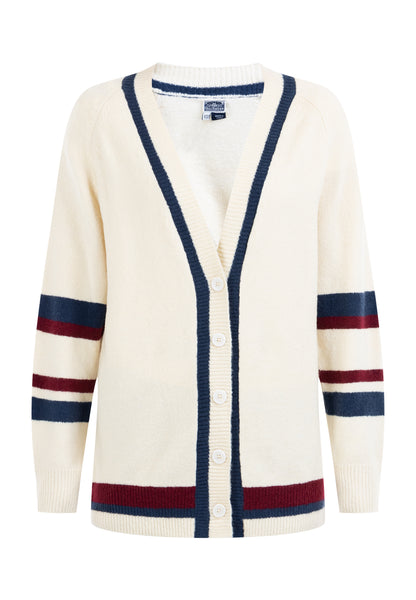 DreiMaster Maritim Damen-Strickjacke mit Knöpfen