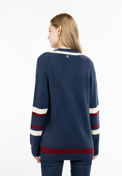 DreiMaster Maritim Women's Strickjacke mit Knöpfen
