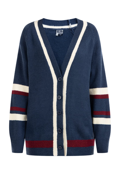 DreiMaster Maritim Damen-Strickjacke mit Knöpfen