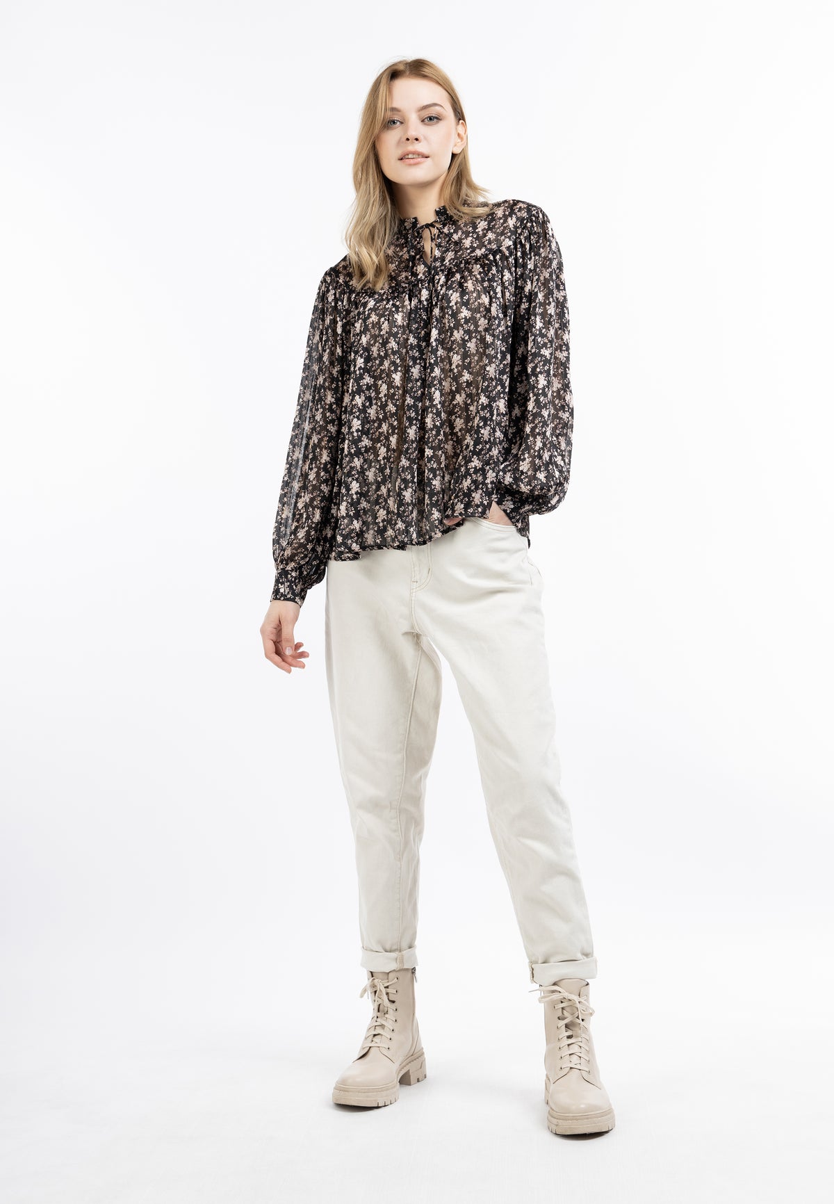 DreiMaster Vintage Women's long-sleeved blouse