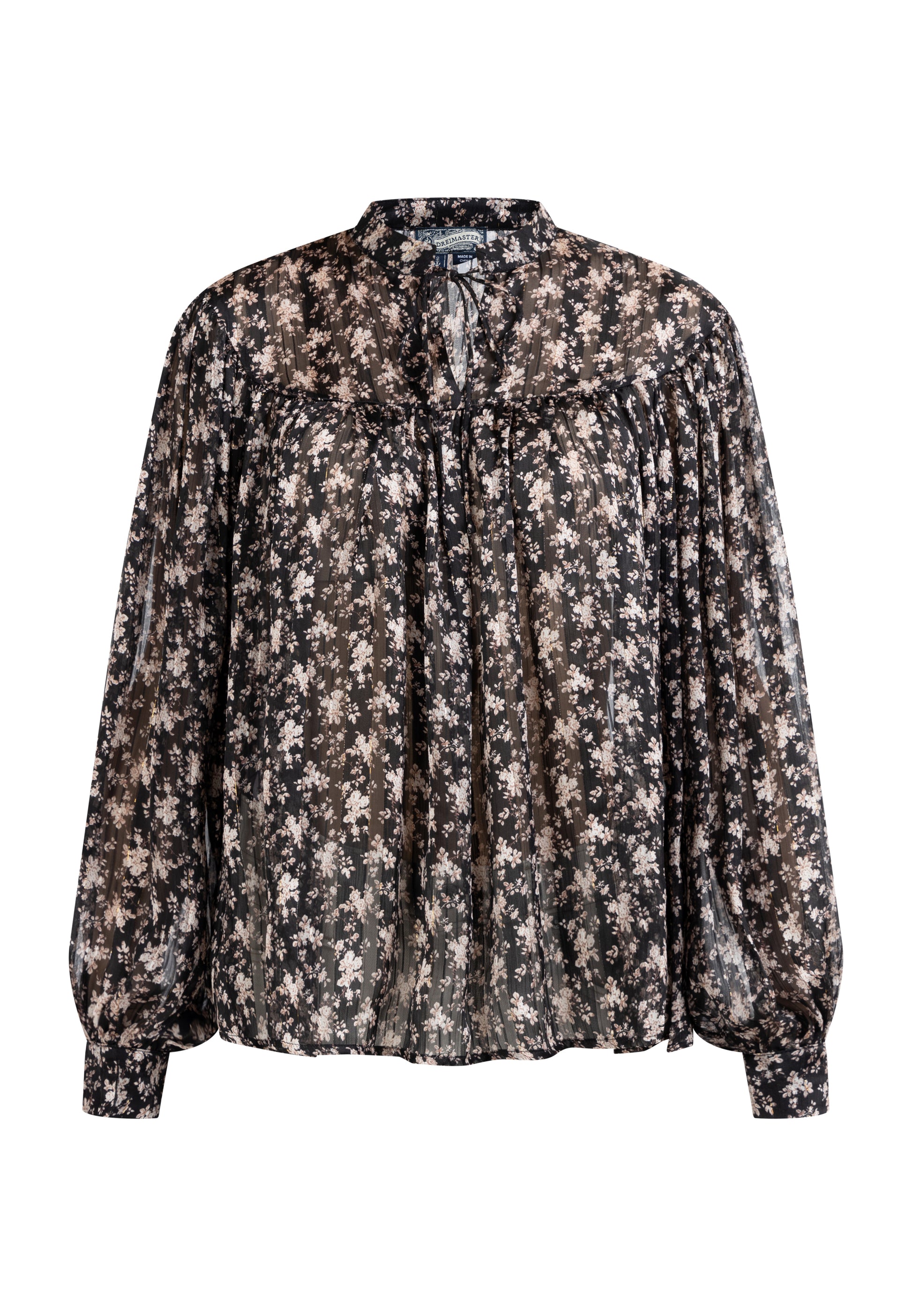 DreiMaster Vintage bluzka z długim rękawem damska