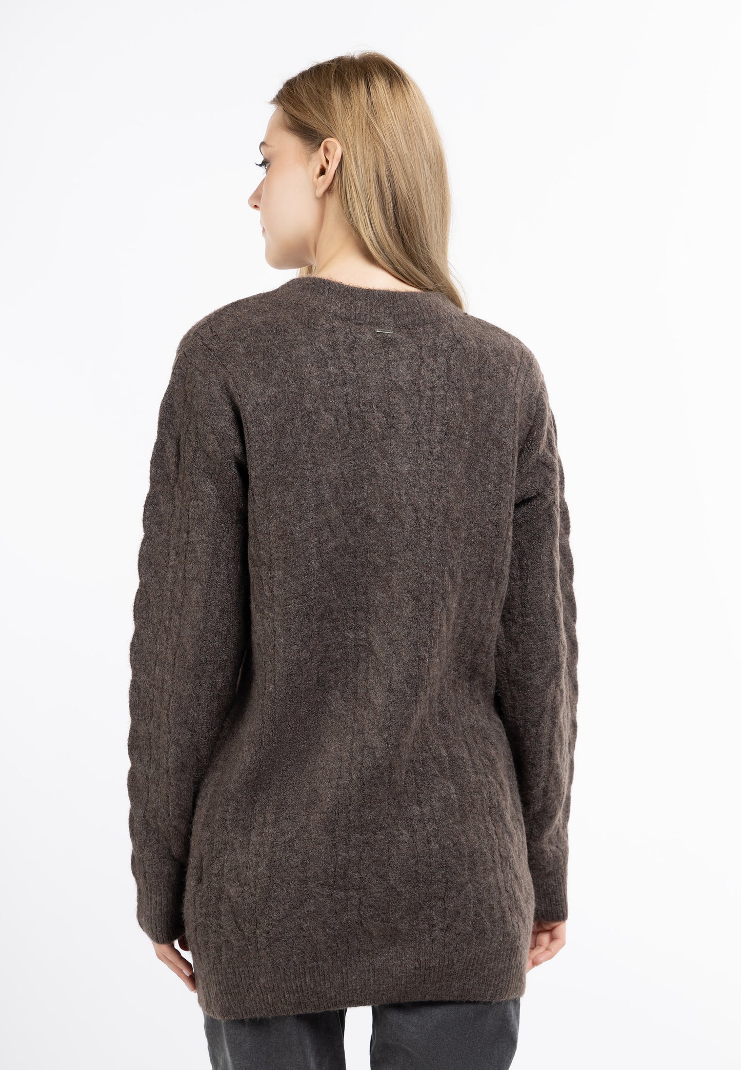 DreiMaster Vintage Damen Strickjacke mit Knöpfen